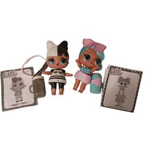 LOL Surprise Dolls Snuggle Babe and  Bling Glitter with accessories